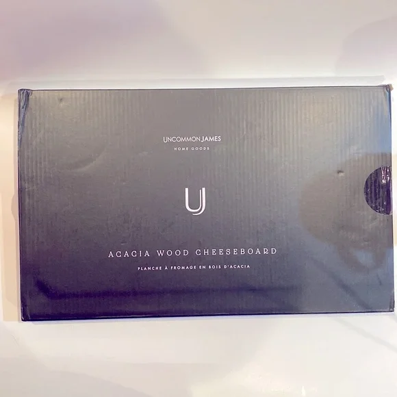 NWT UNCOMMON JAMES Acacia Wood Cheeseboard (Brand New, Never Used, BNIB) - Picture 5 of 6